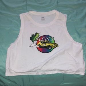 Levi crop tank
